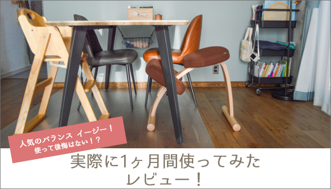 人気のバランス イージー！使って後悔はない！？実際に1ヶ月間使って