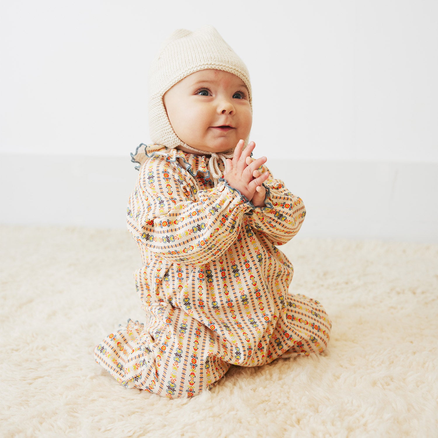 ロンパース・カバーオール Misha & Puff 12-18m Pierrot Onesie