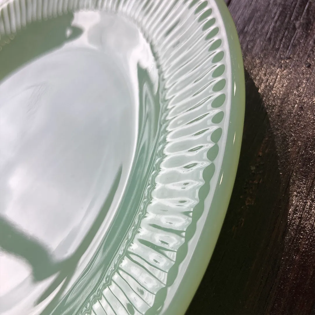 ジェーンレイ サラダプレート ジェダイ刻印つき Fire-king