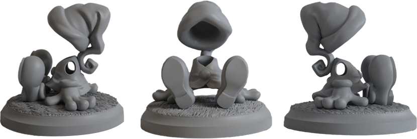 moon/ 透明の少年フィギュア』by MAMEGYORAI