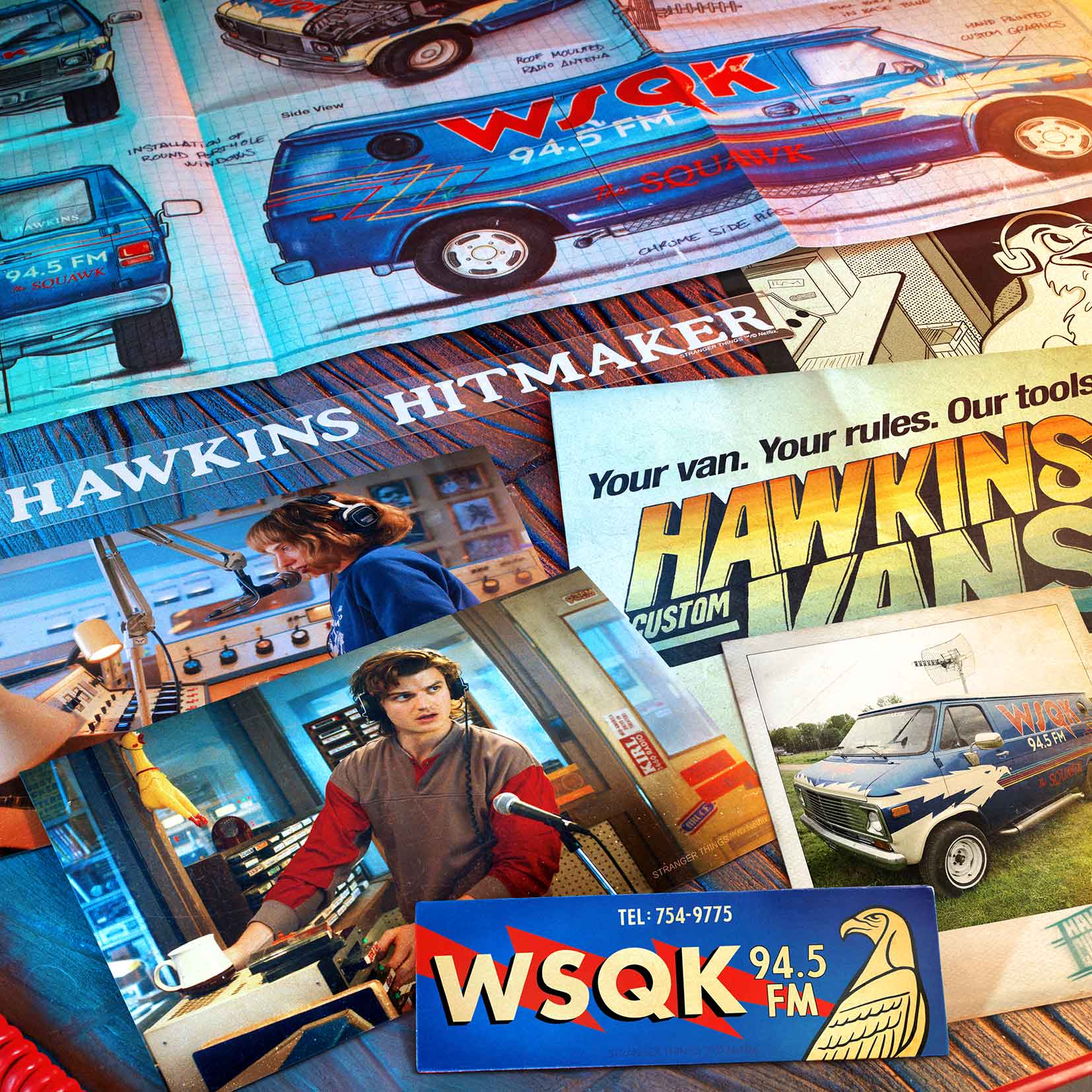 日本限定品】ストレンジャー・シングス 未知の世界/ WSQK ホーキンス