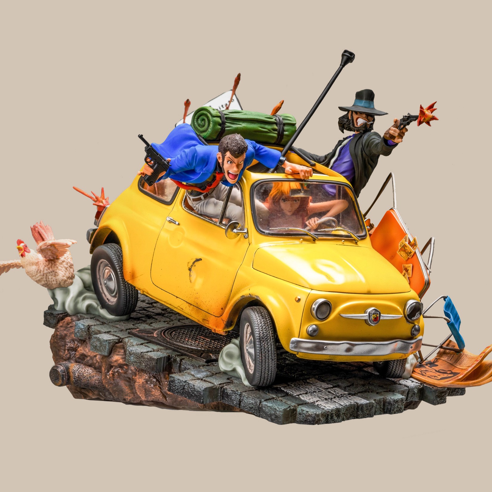 ルパン三世/ ルパン＆次元＆不二子 1/8 エリート ジオラマ スタチュー