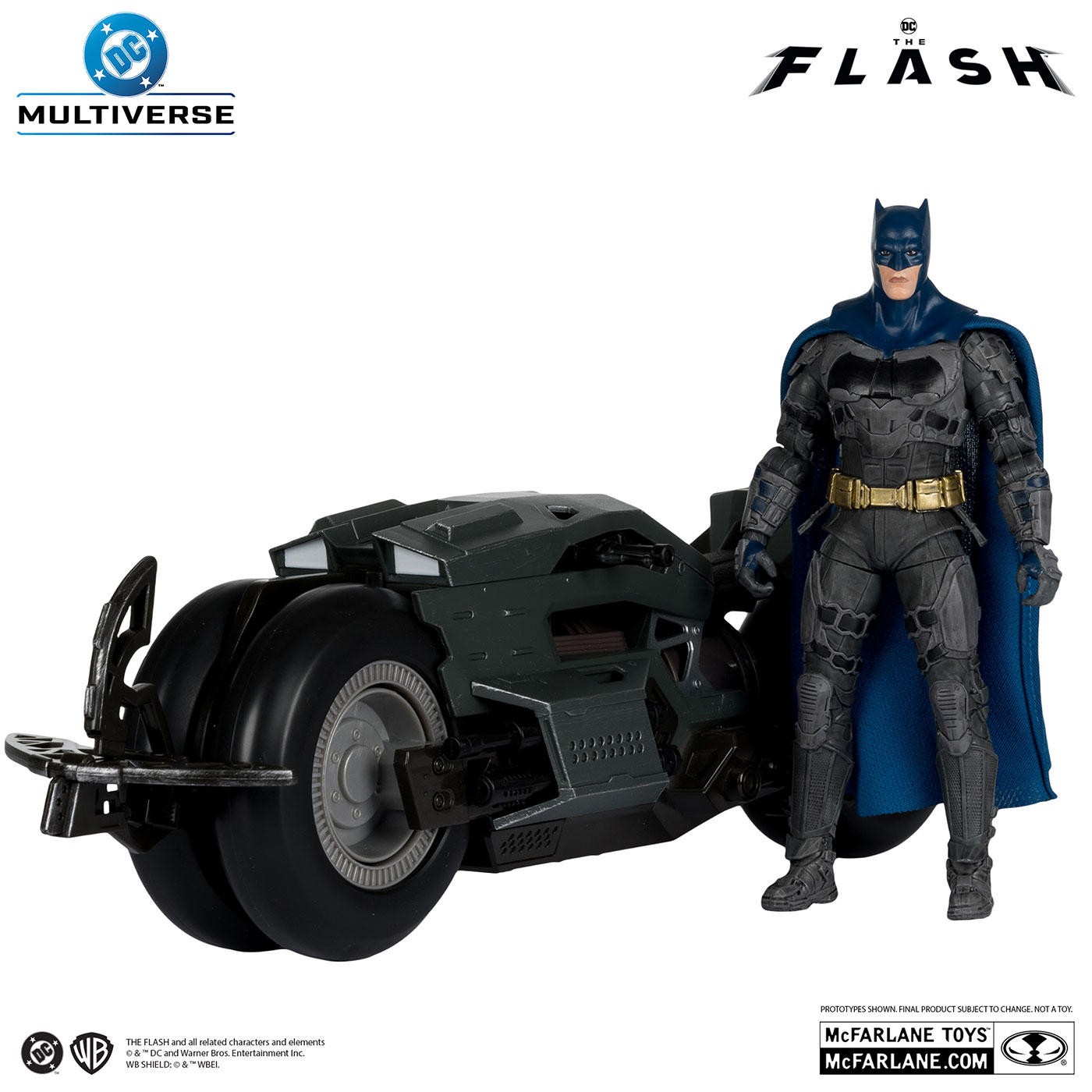 DCマルチバース/ THE FLASH: バットサイクル 7インチ アクション