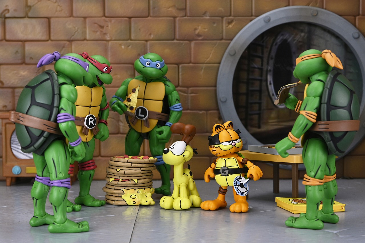 豆魚雷限定】TMNT Archie Comics × Garfield/ ガーフェロ & オーディ