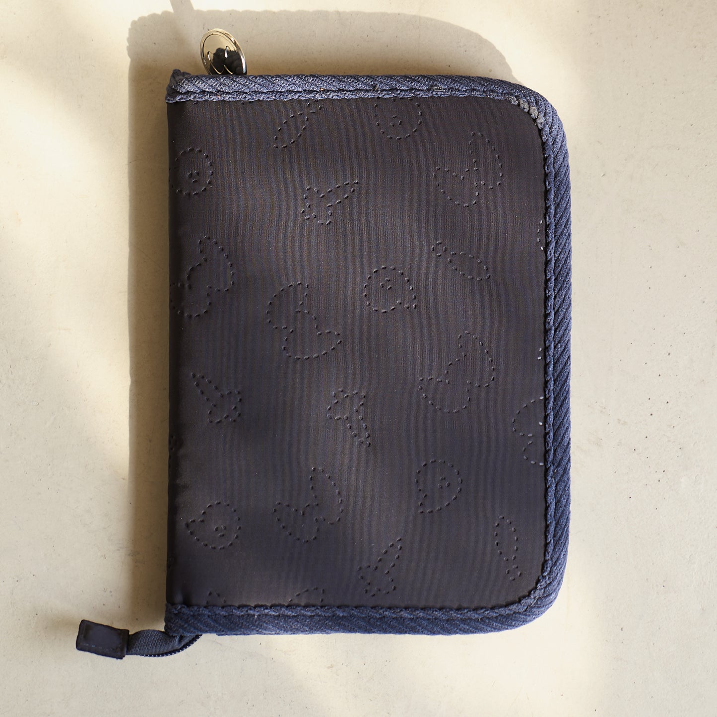 mamita 母子手帳ケース - ネイビー&ブルー ピンストライプ – mamita-mamita