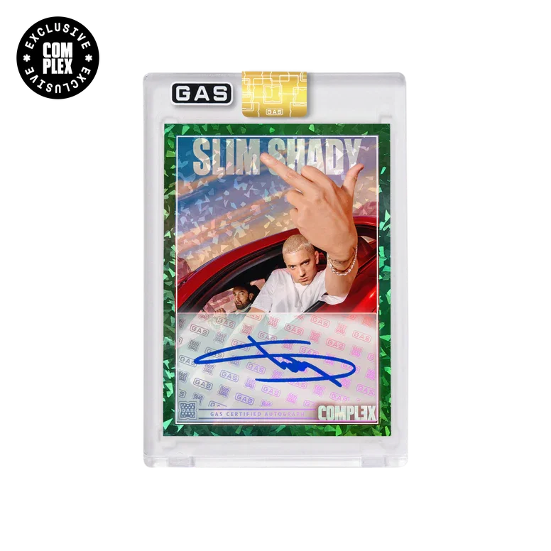 Limited Edition Eminem Complex Gas Trading Cards