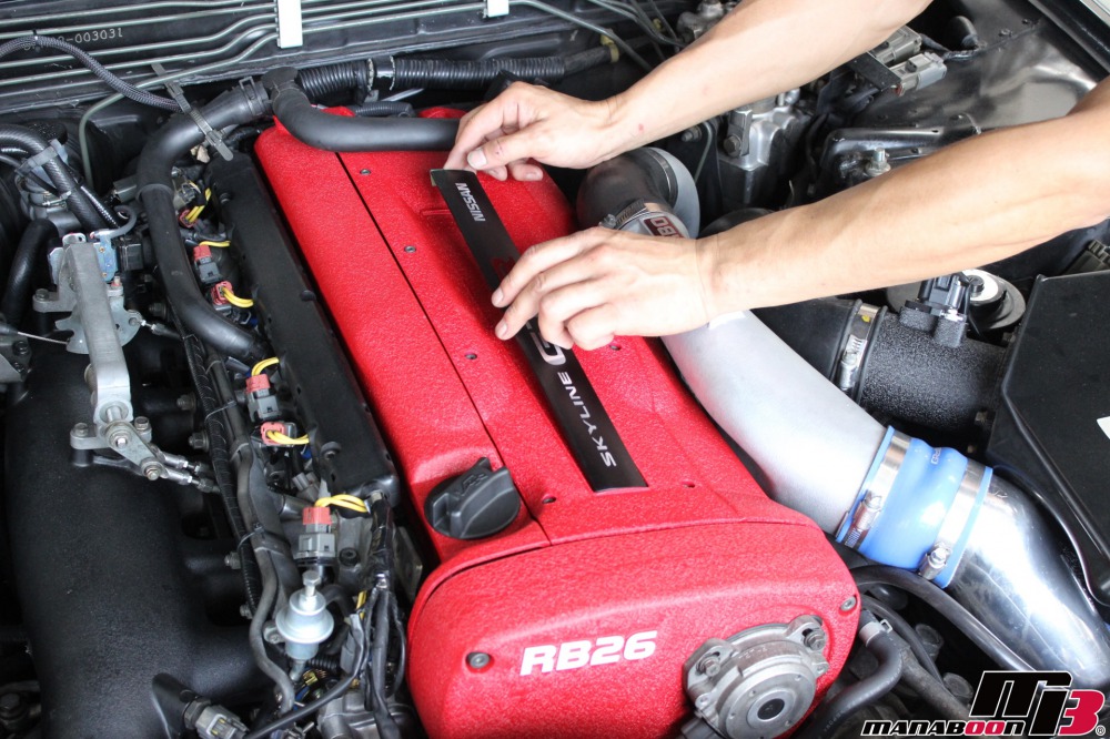 スカイラインGT-R(BNR32)ヘッドカバー結晶塗装の続きです。 | パーツ