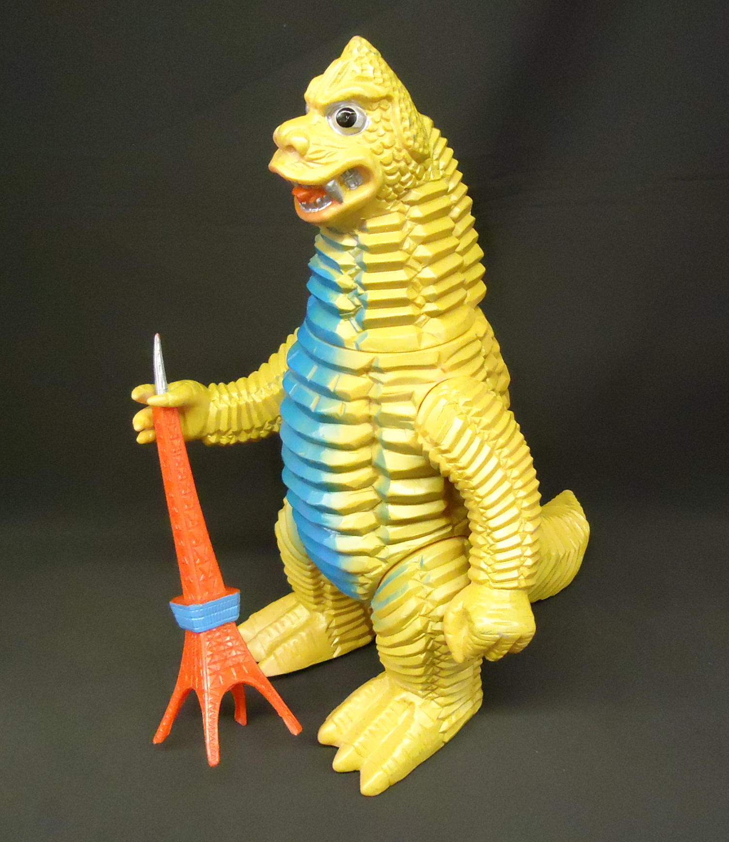 昭和レトロ ブルマァク ジャイアント レッドキング 東京タワー付き