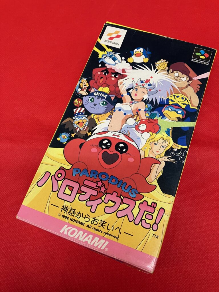 スーパーファミコン版『パロディウスだ! 〜神話からお笑いへ〜』入荷