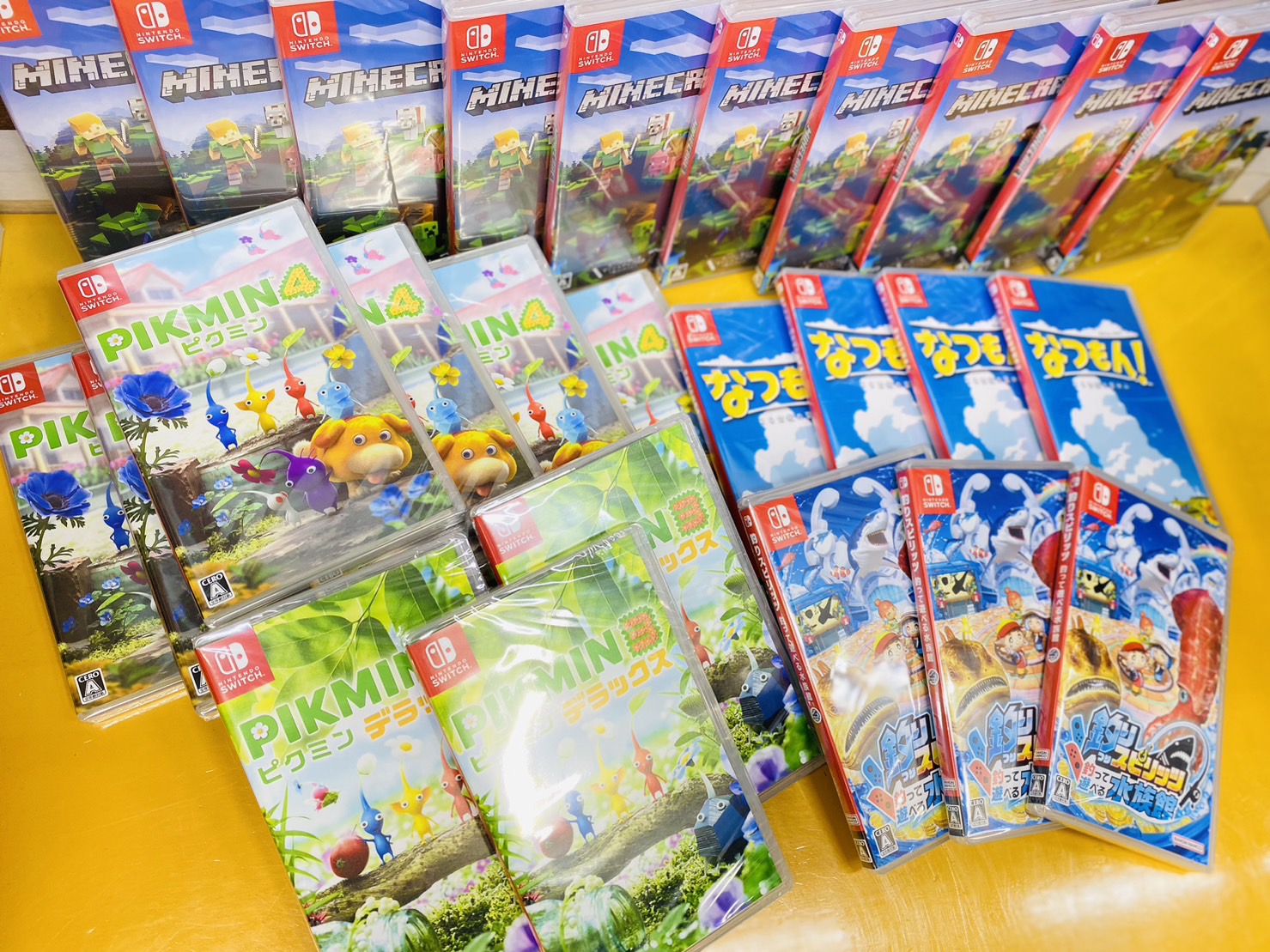 □のんびりプレイ♪◇マインクラフト◇ピクミン4 等スイッチソフト入荷