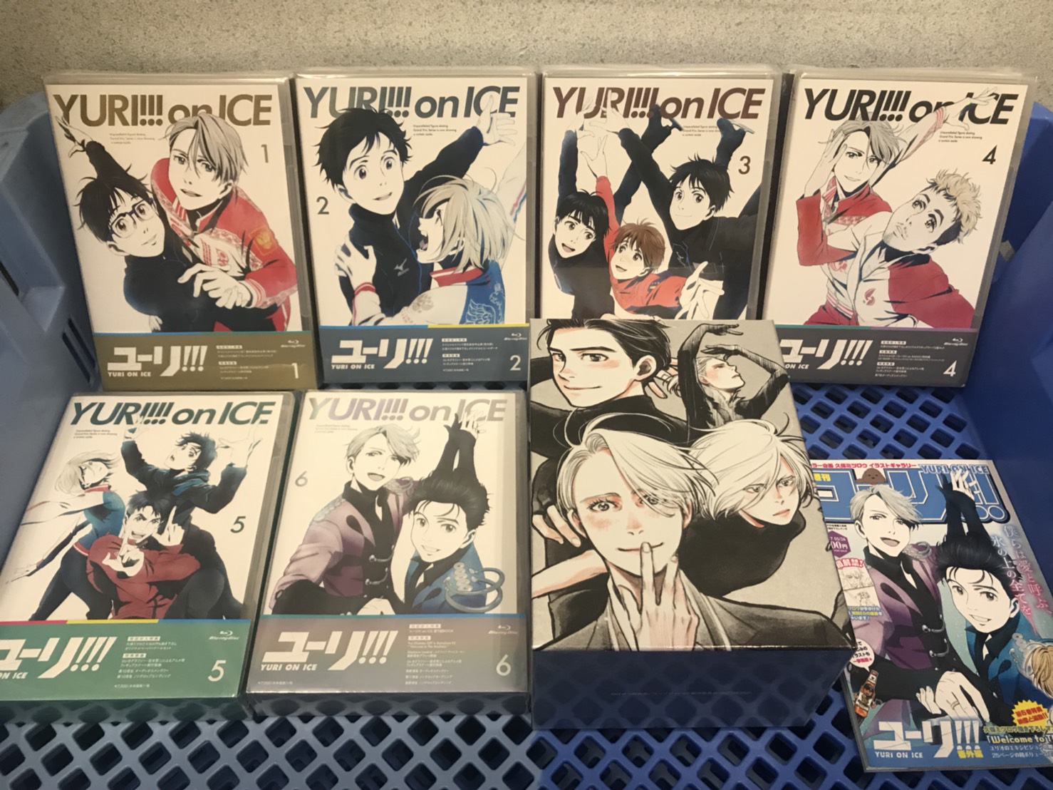 5/21 『ユーリ!!! on ICE blu-ray全6巻セット』+『アニメイト全巻購入