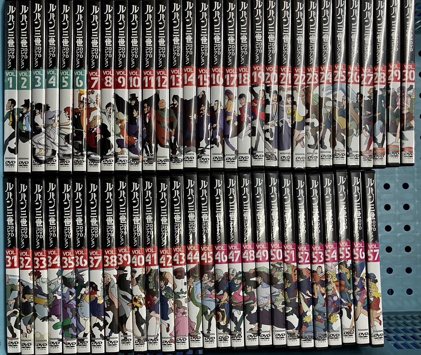 □「講談社ルパン三世DVDコレクション」全57巻セットを買取いたしまし