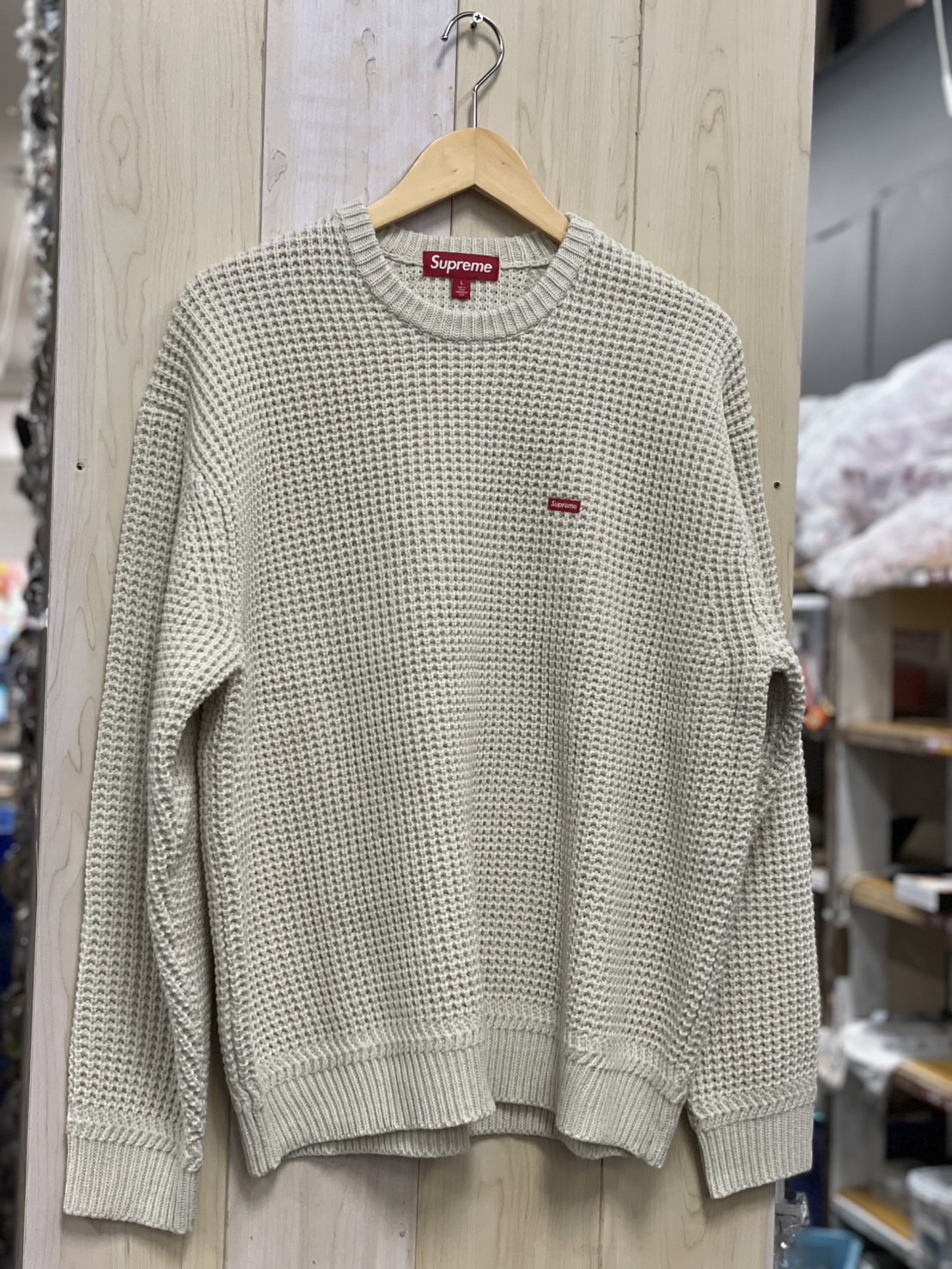 □Supreme Waffle Small Box Sweater “Stone” 買取させて頂きました