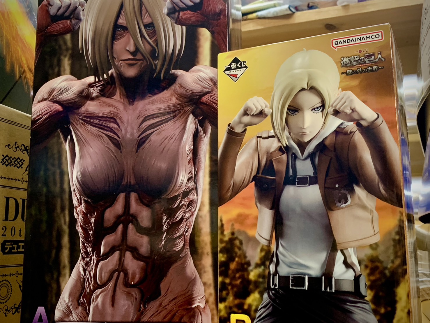 一番くじ 進撃の巨人 壁の外の世界 A賞 女型の巨人 MEGAIMPACT B賞