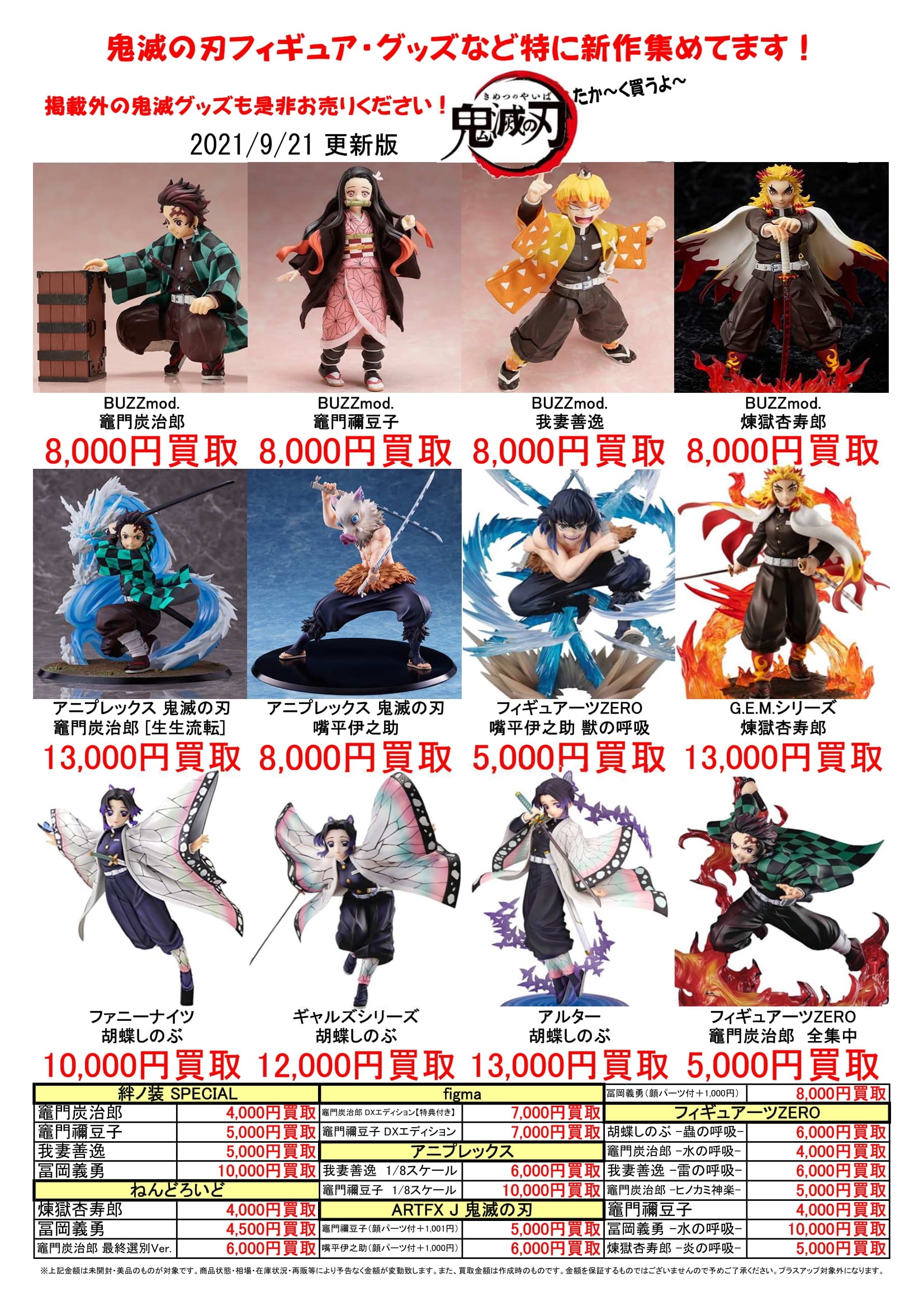 9/21☆鬼滅の刃のフィギュア集めています！ ＃おもちゃ ＃フィギュア