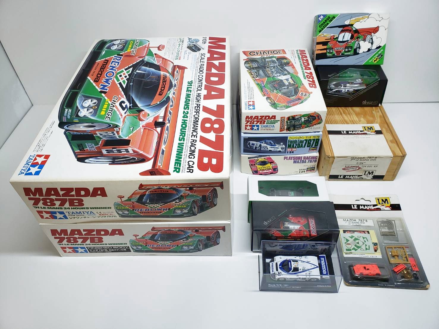 車 ラジコン RC 宅配買取 Mazda 787B 1/10、プラモデル 1/24 767B