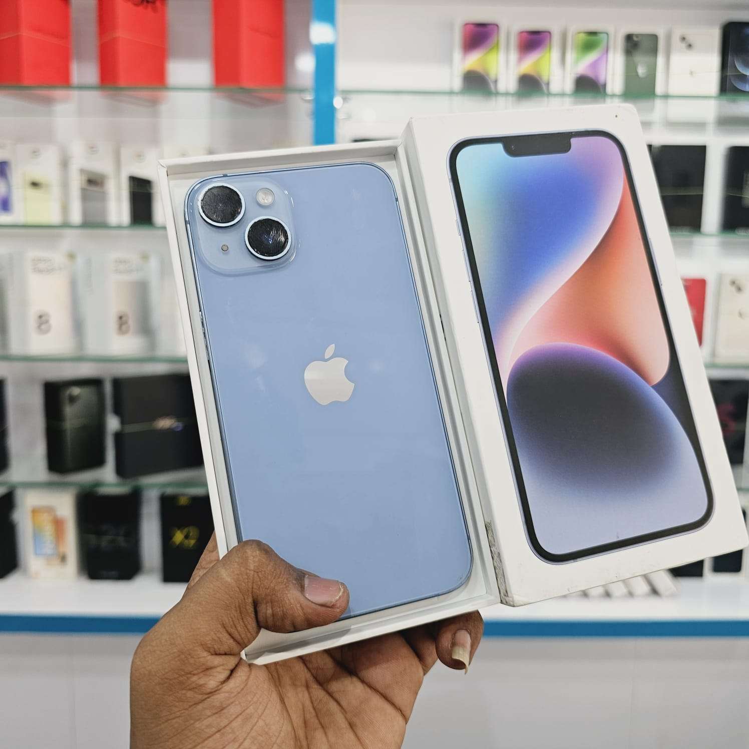 iPhone 14 256GB Blue Color – Mania Mobiles – Innovation Meets Your