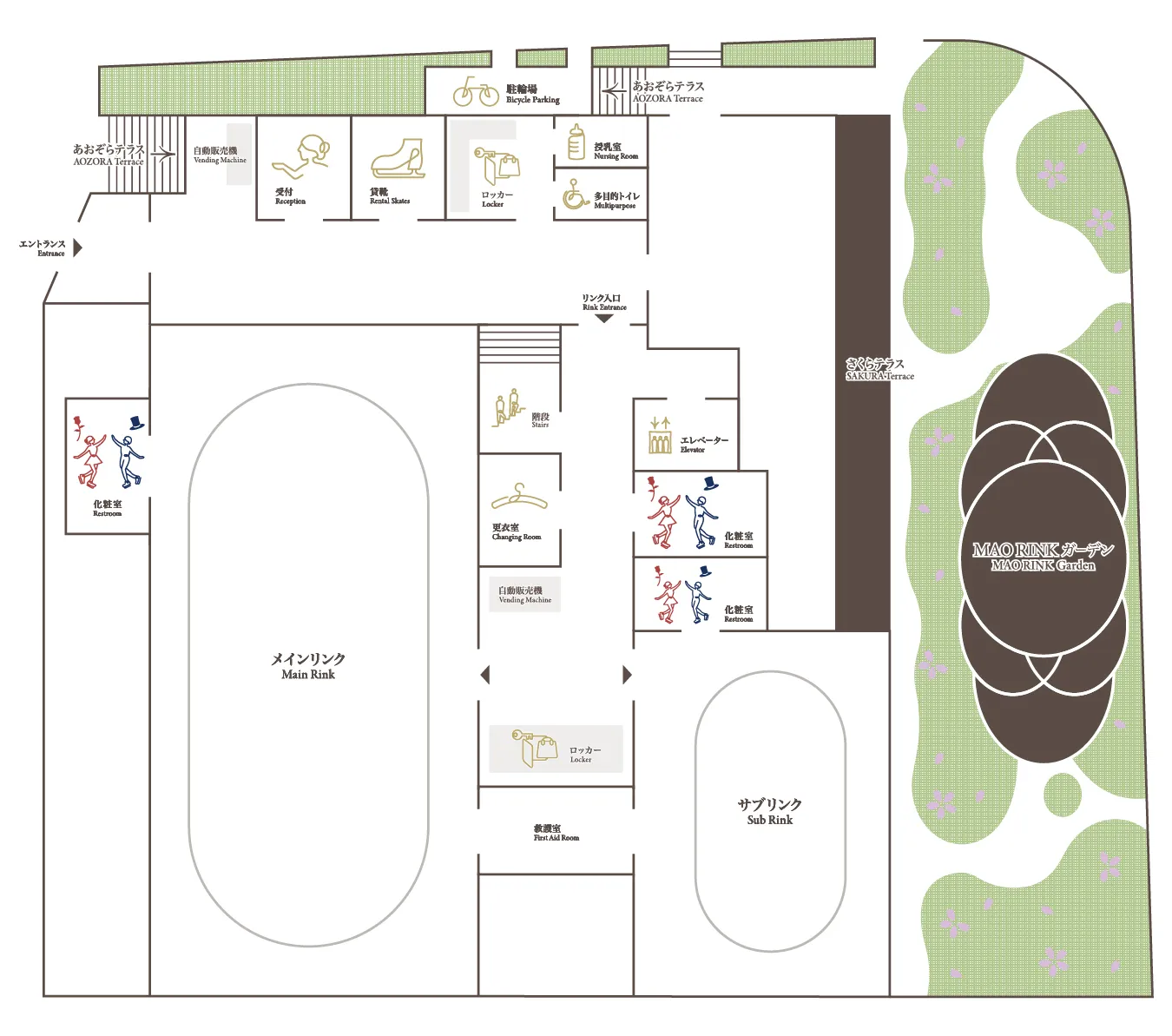 施設案内 – MAO RINK TACHIKAWA TACHIHI（真央リンク マオリンク 立川