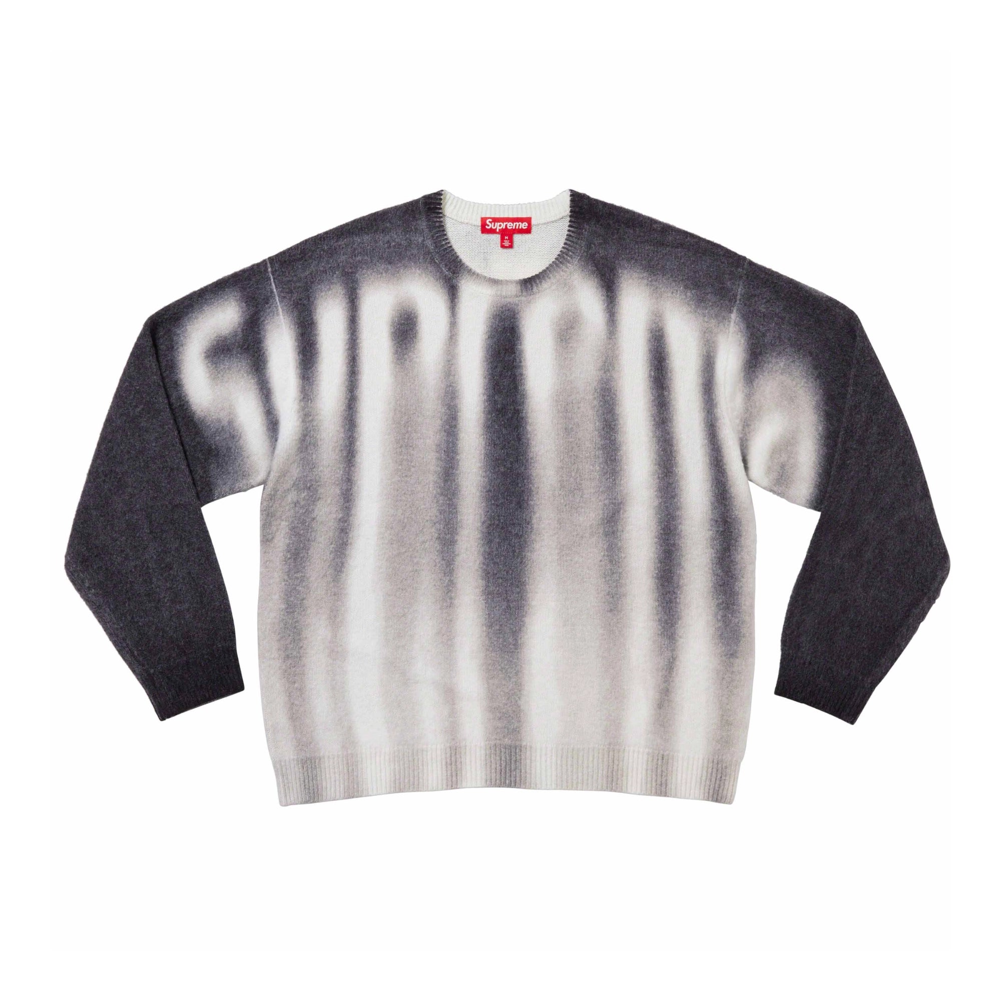 Supreme Blurred Logo Sweater Black