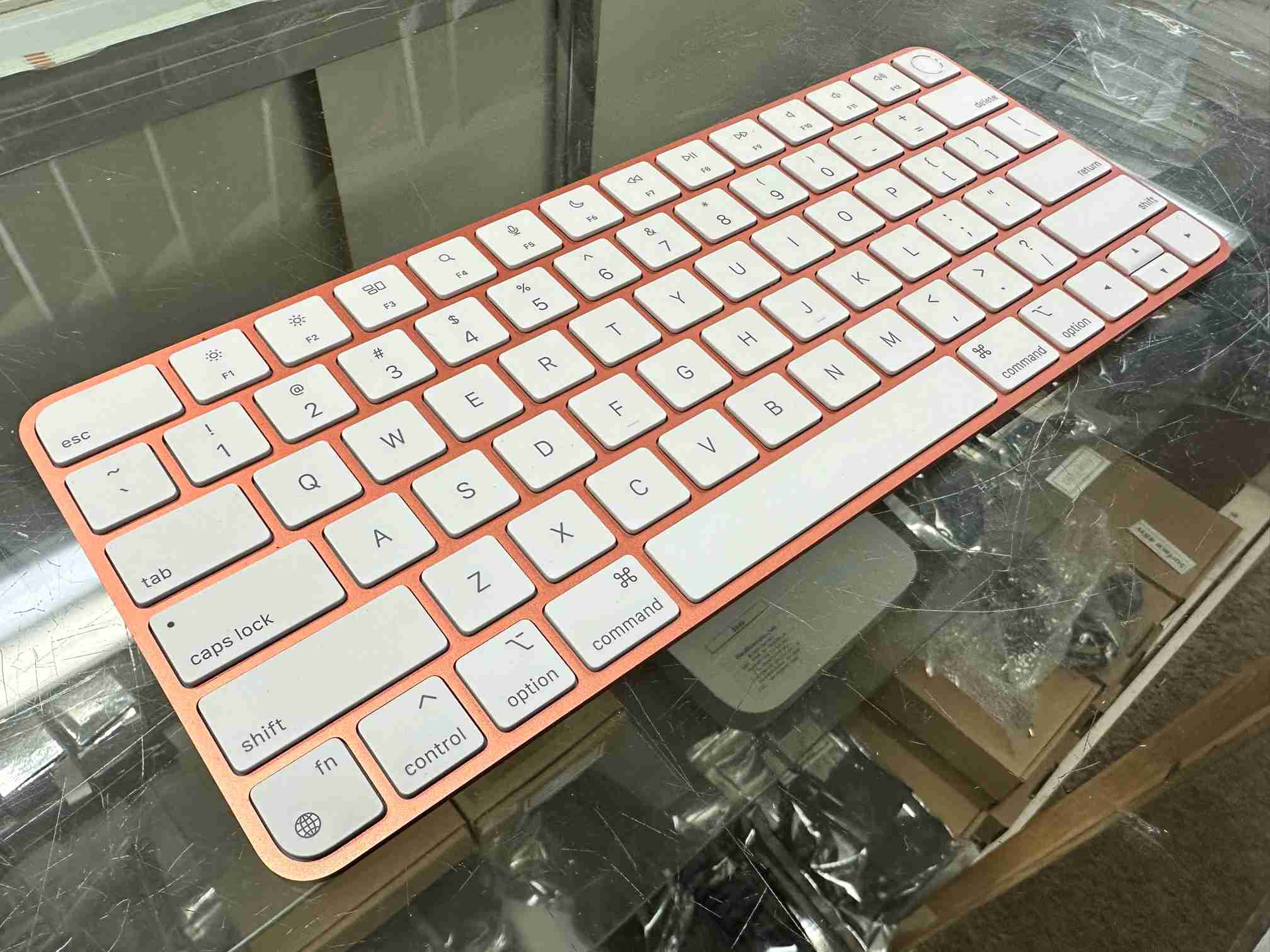 enuine Apple magic keyboard with Touch ID for M1 Macs Orange A2449