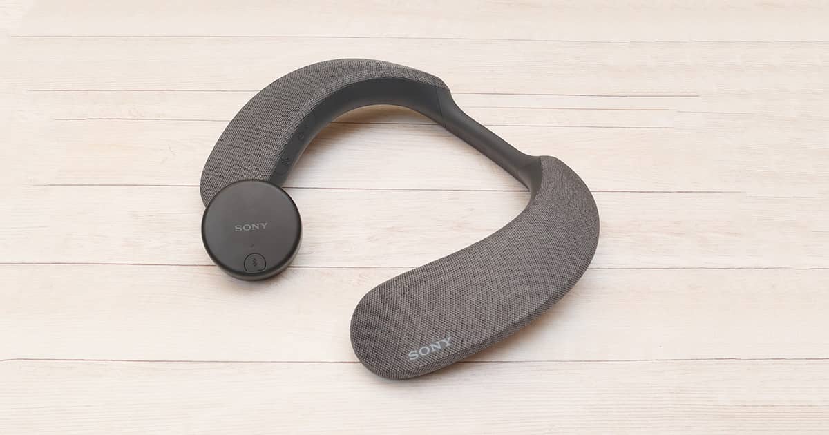SONY SRS-NS7 レビュー】迫力サウンドの音質重視ネックスピーカー