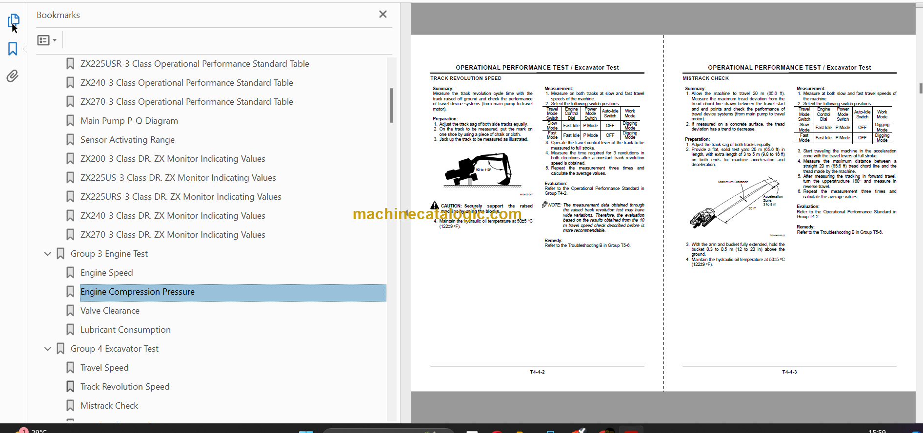 Hitachi ZX200-3 ZX225US-3 ZX225USR-3 ZX240-3 ZX270-3 Hydraulic