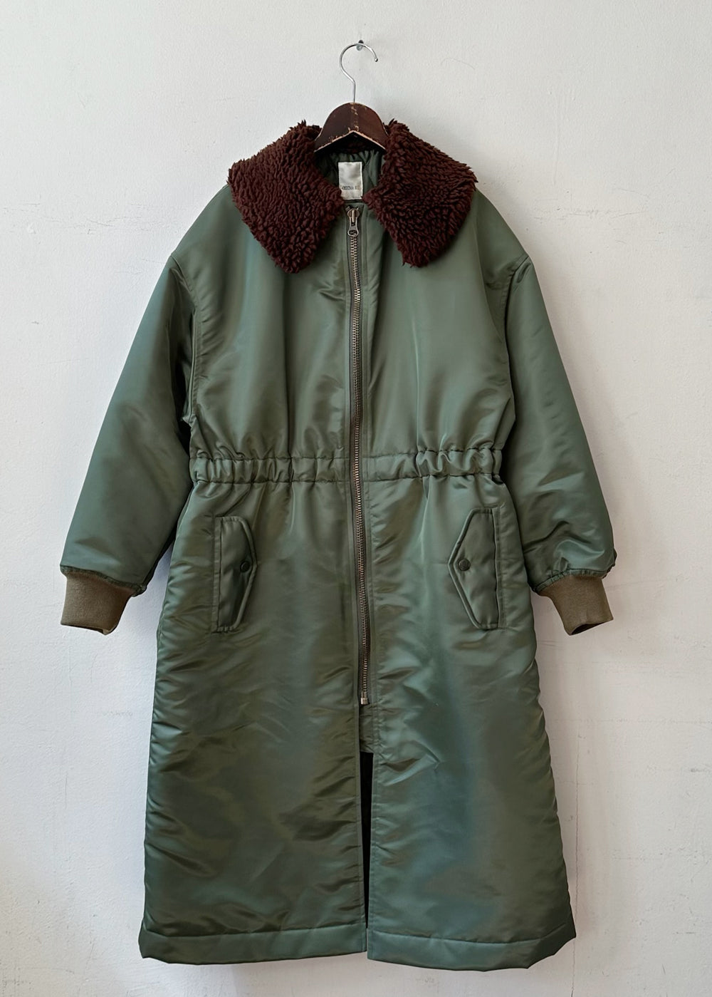 OSHIMA REI | MA-1 LONG CT ボア付きロングコート| MACHU PICHU SHOP