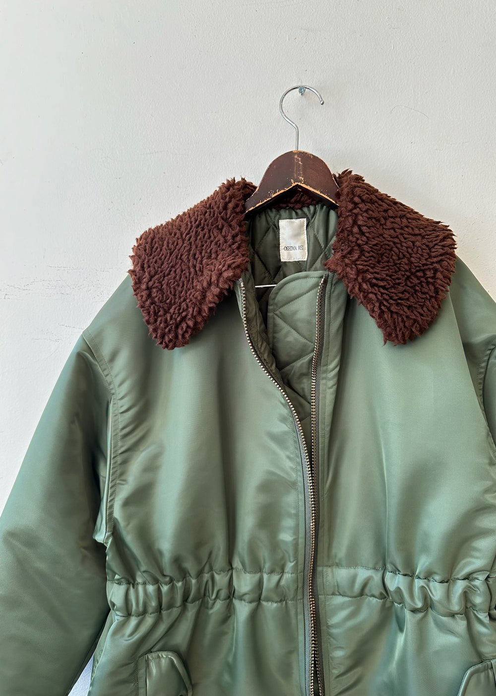 OSHIMA REI | MA-1 LONG CT ボア付きロングコート| MACHU PICHU SHOP