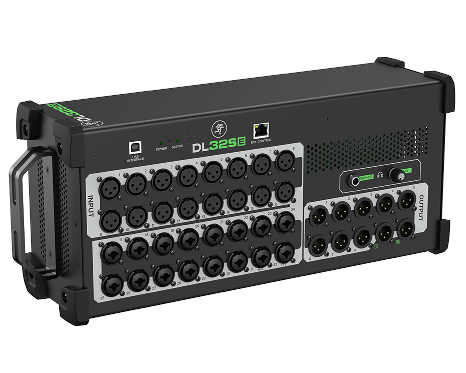 DL32SE 32チャンネルラックマウントデジタルミキサー | MACKIE