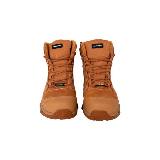 Mens Mack Zero II Dark Brown Boots - Mack Trucks