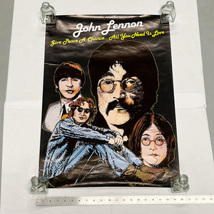 Rare John Lennon Poster from 1980 | Give Peace a Chance – Mad Van