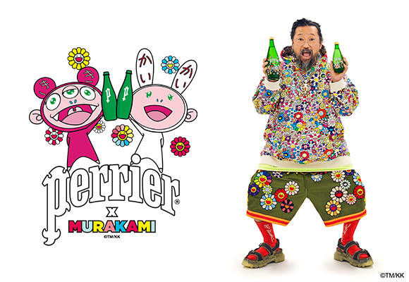 10月登場、村上隆 × ペリエの可愛いコラボレーション。｜Paris