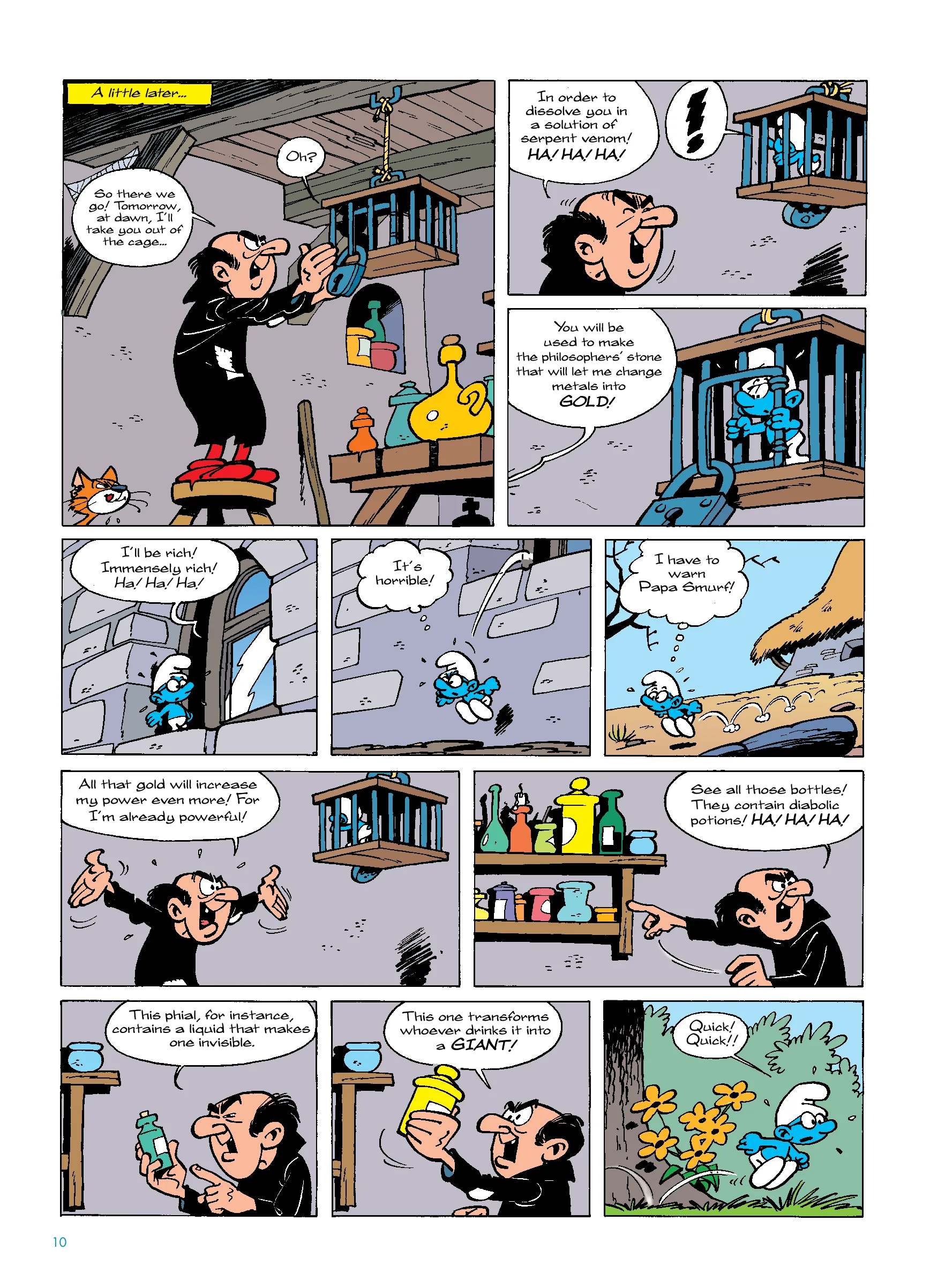 The Smurfs Vol. 9 - Gargamel and the Smurfs - Papercutz