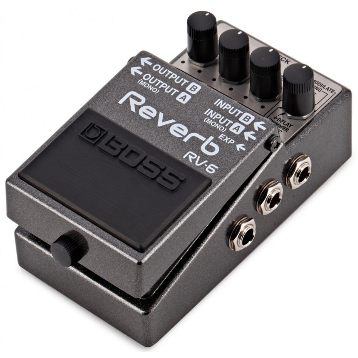 Pedal BOSS RV-6 Digital Reverb para Guitarra Violão Contrabaixo