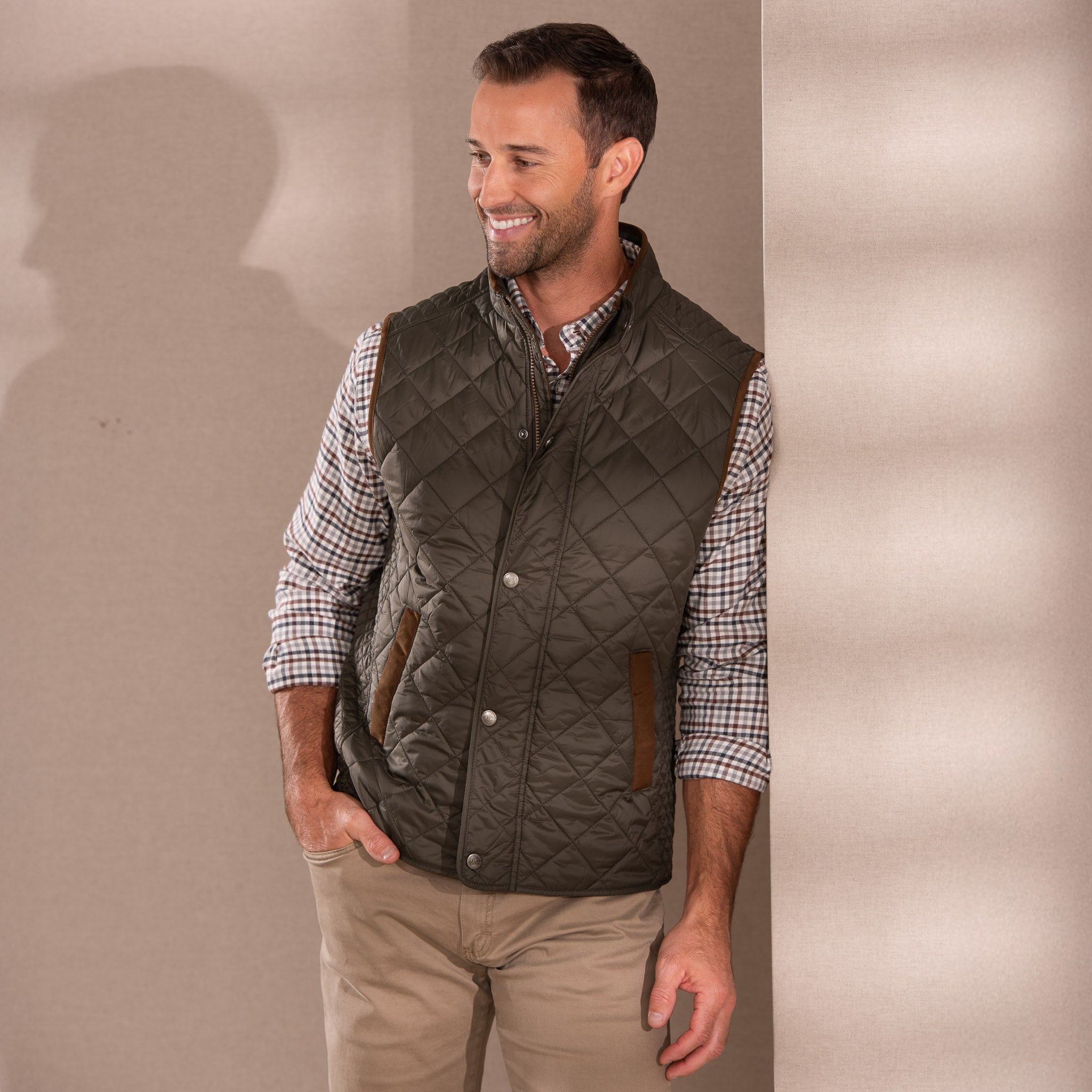 Greenville Diamond Quilted Nylon Vest - Madison Creek Outfitters