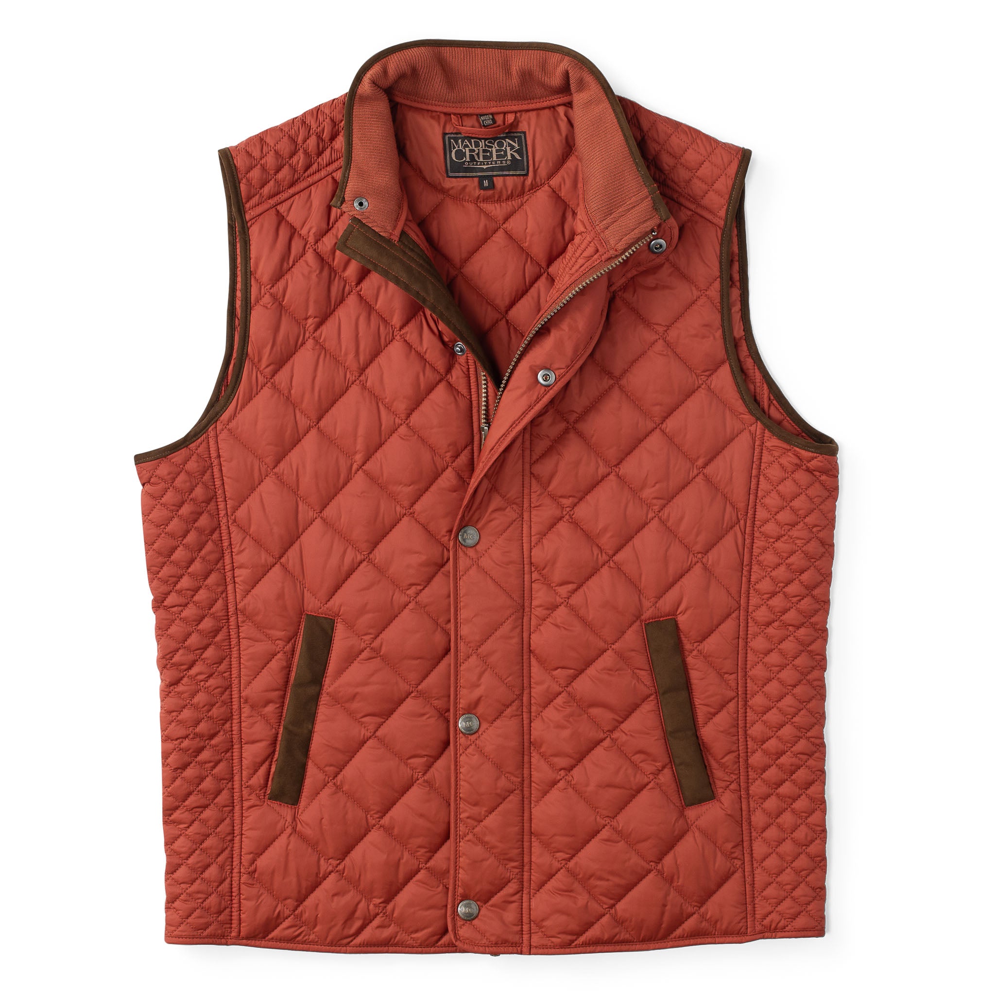 Greenville Diamond Quilted Nylon Vest - Madison Creek Outfitters