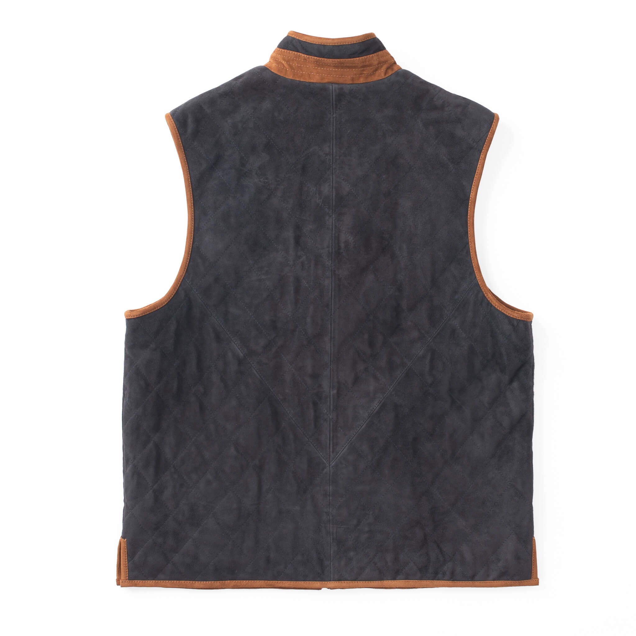 Ridgeland Diamond Quilted Goat Suede Vest | Madison Creek Outfitters