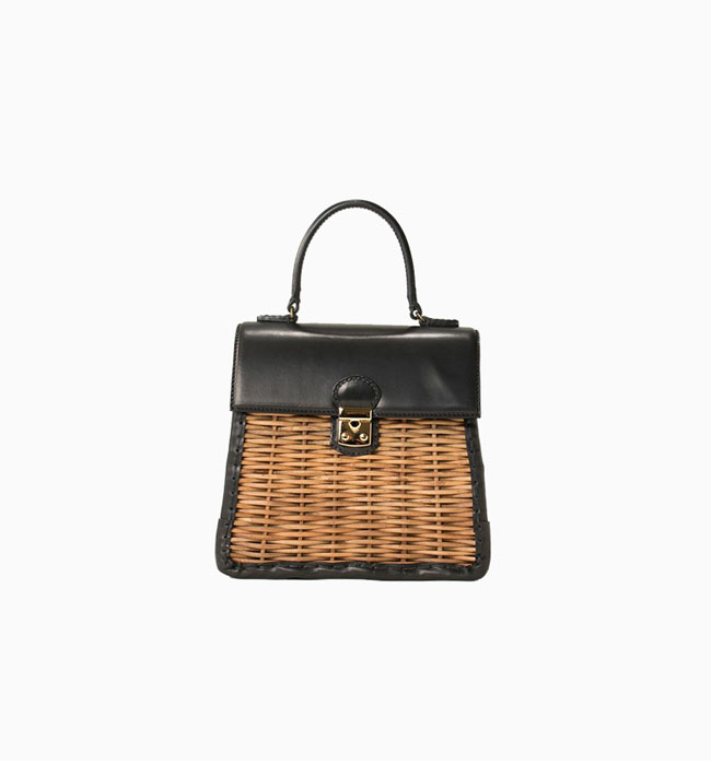 ebagos カーフ・ハンドバッグ M（かっちりバッグ/カーフケリー）カーフ