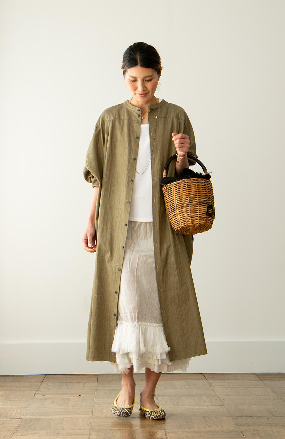 porselli ポルセリヒールバレエシューズ エナメル BLACK | マドリガル