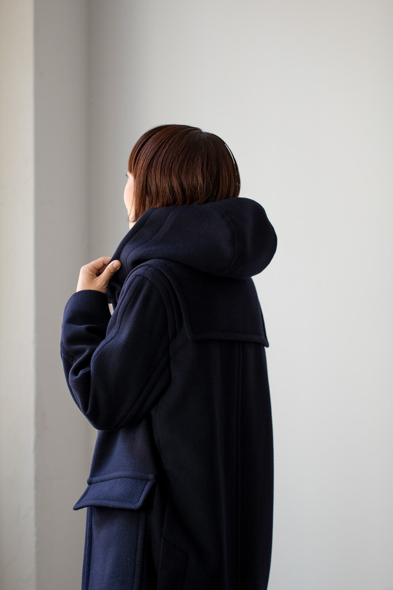 シルキーダッフル」「Silky duffel」soutiencollar（ステンカラー