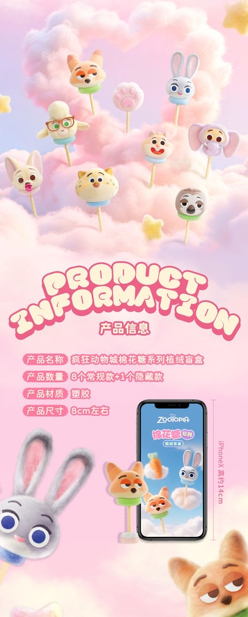 BLINDBOX ディズニー ズートピア マシュマロ シリーズ | フィギュア