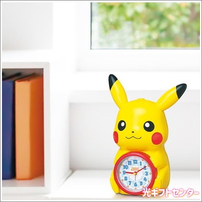 POCKET MONSTERS ポケットモンスター ピカチュウ 目覚まし時計 JF384A