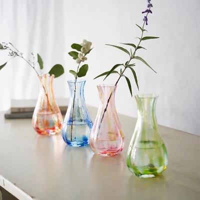 津軽びいどろ 花ひかり 花瓶 | キッチン&インテリア,ガラス食器