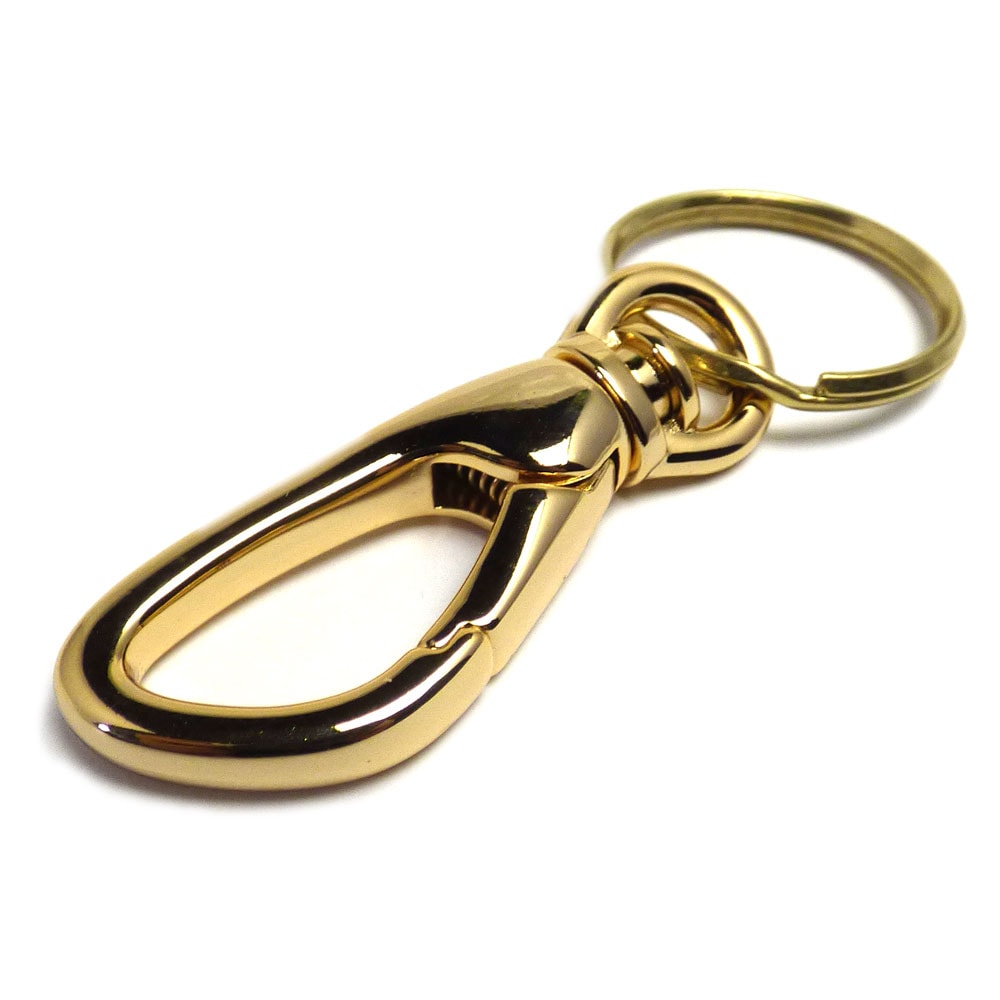 スタイリッシュデザイン 57mmナスカン ゴールドコート仕上げ 30mm二重