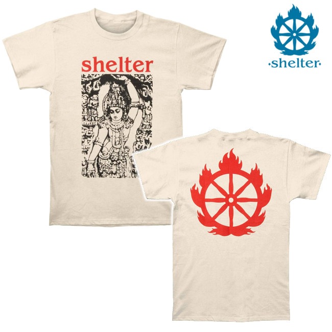 Shelter /シェルター - Logo Tシャツ（ナチュラル） | Tシャツ
