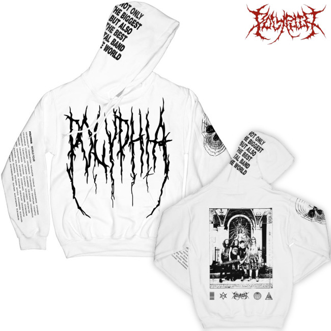 Polyphia/ポリフィア - 2019-2020 Tour プルオーバーパーカー(ホワイト