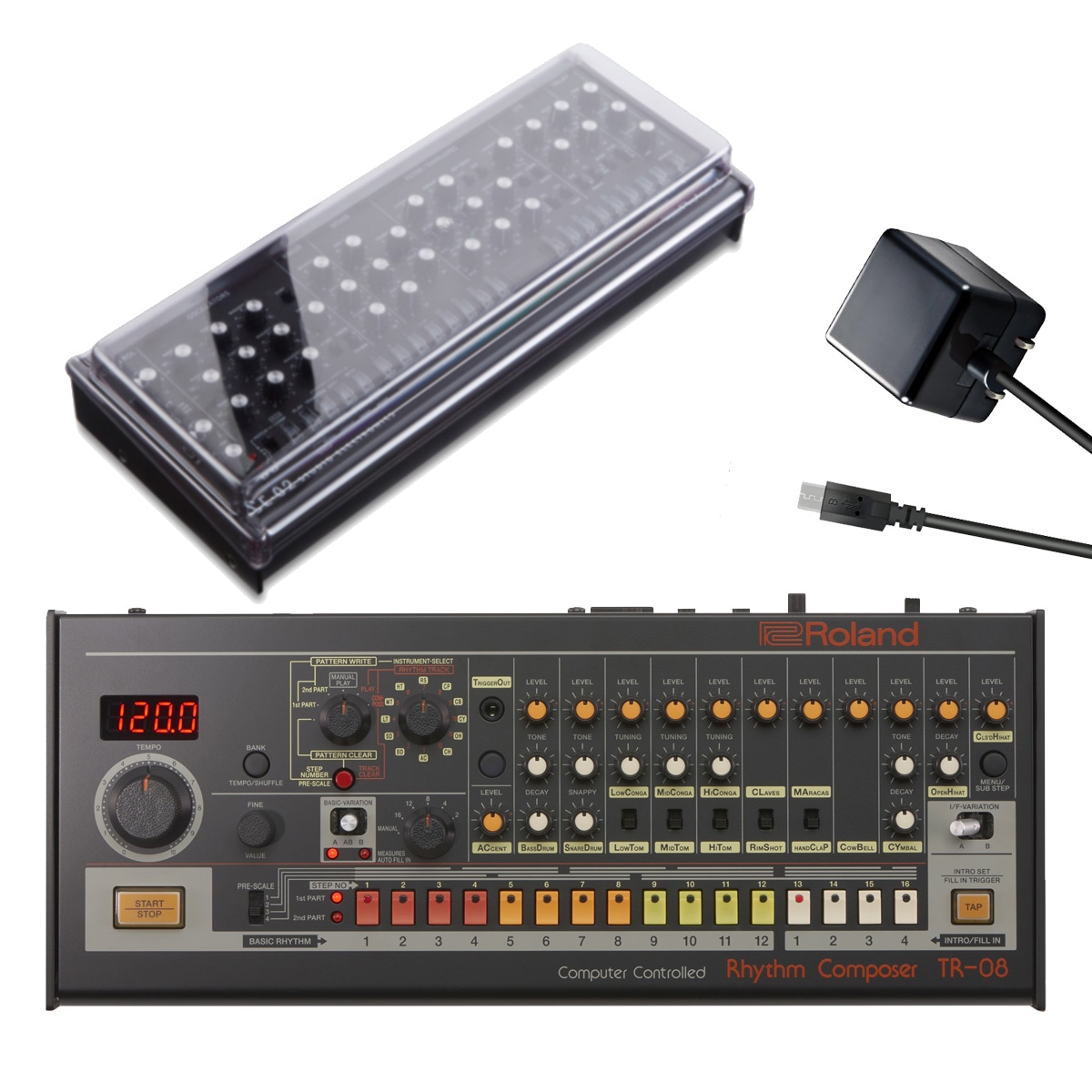 Roland ローランド / Boutique TR-08 Rhythm Composer ［Decksaver保護