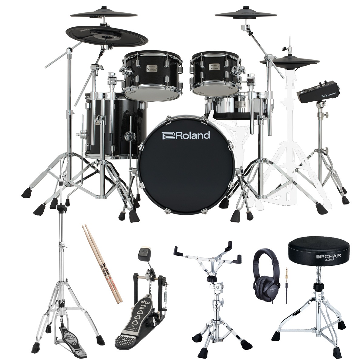Roland / VAD516 DWキックペダルとTAMA 1st Chairを採用したスターター