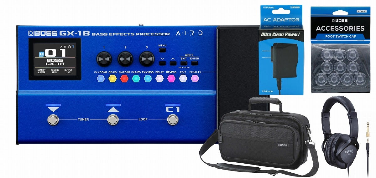 新製品】 BOSS / GX-1B Bass Effects Processor [純正アダプター(PSA