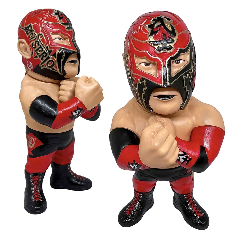 16dソフビコレクション026 新日本プロレス BUSHI [限定赤黒